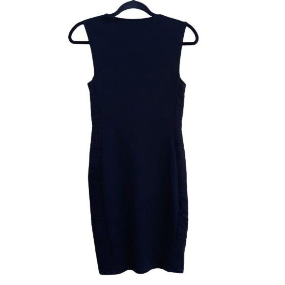 Bailey 44 Thrill Ride Dress Bodycon Halter Mesh Gathered Ruched Crisscross Sz S - Picture 9 of 15